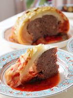 丸ごとキャベツのひき肉詰め