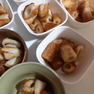 852468の作ってみた!投稿(【ちくわの唐揚げ】パクパク止まらない鶏の唐揚げ風♡簡単！)