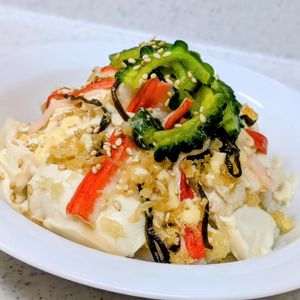 Patchouli🐱🐾の作ってみた!投稿(のっけてかき込むズボラ飯【冷奴丼】)