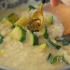 ズッキーニのレモン豆乳リゾットの工程2
