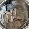 【魚肉ソーセージの磯辺揚げ】今日のおつまみの工程2