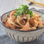 鮭ときのこの炊き込みご飯