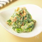 【免疫力】春菊の梅おかかタルタル和え【ゆで卵不要で即完成♪】