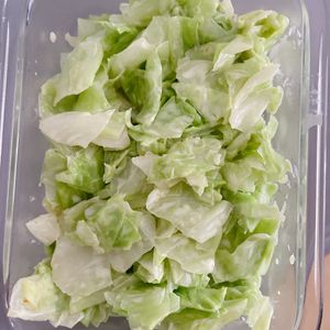 1322383の作ってみた!投稿(子どもが喜ぶキャベツのカレーマヨ。キャベツだけで簡単！)