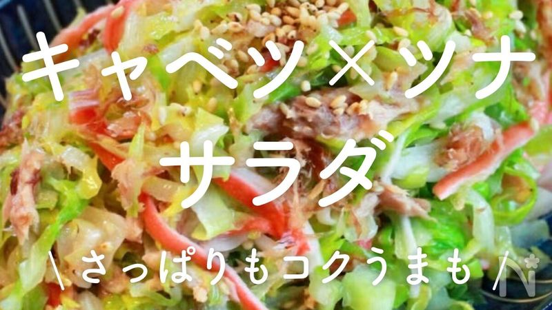 キャベツ×ツナのサラダ」30選｜さっぱりもコクうまも | レシピサイトNadia
