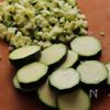 ズッキーニのミートソーススパゲティ＊トマト缶不要・主材料3つの工程2