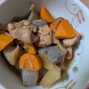 花月雨音🪷の作ってみた!投稿(根野菜たっぷり♡冷めてもおいしい味染み煮物♪作り置きにも便利)