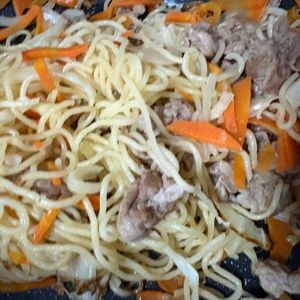 1121401の作ってみた!投稿(給食のうま塩焼きそば)