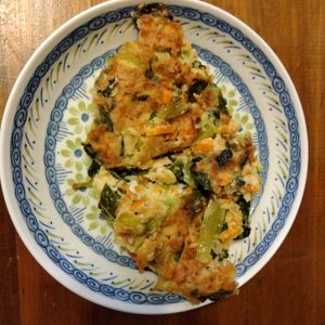 teyon🩵の作ってみた!投稿(おかわりある？と聞かれた【小松菜チヂミ】)