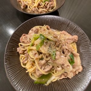 corichucoonの作ってみた!投稿(【豚こま肉のねぎ塩レモンパスタ】ワンパンだから美味しい♪)