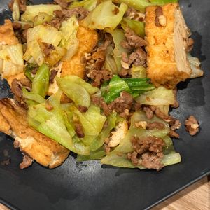 1490470の作ってみた!投稿(シャキ･シャキ♪キャベツと厚揚げの甘みそ肉そぼろ炒め)