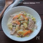 時短！白菜と豚肉の豆乳煮