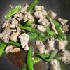1207859の作ってみた!投稿(簡単‼︎
豚こま肉✖️いんげんの甘辛炒め)