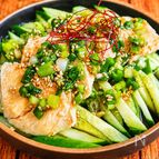 レンジで簡単♪【蒸し鶏ときゅうりのさっぱり香味だれ】
