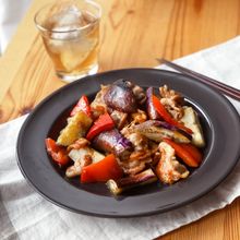 豚肉となすの味噌炒め