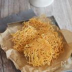【速攻おつまみ】チーズとそうめんのクリスピーせんべい