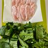 【ささみとほうれん草のパパッと炒め】ごまの風味と塩昆布の旨味の下準備