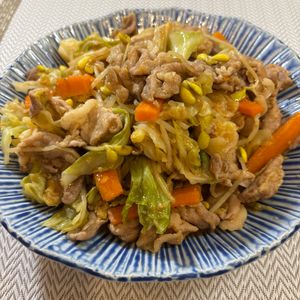 楽ラク手抜キッチン🐶🐾の作ってみた!投稿(【豚こま肉と野菜のスタミナ炒め】パパッと簡単！ご飯に合う！)