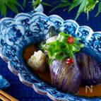【揚げない揚げなす】レンジで簡単！ヘルシーなすのだし浸し