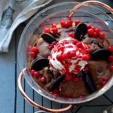 ホケミ×アイスクリームだけで出来ちゃう！？チョコレートケーキ