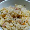 おしの3の作ってみた!投稿(*炊飯器でハムとしめじの炒飯*)