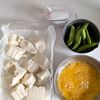 小料理屋風【スナップエンドウと豆腐の卵とろみ餡】の下準備