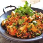 フライパンｄe豆腐＆野菜たっぷり彩り炒め