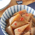 やみつき！ピリ辛美味♡甘辛こんにゃく