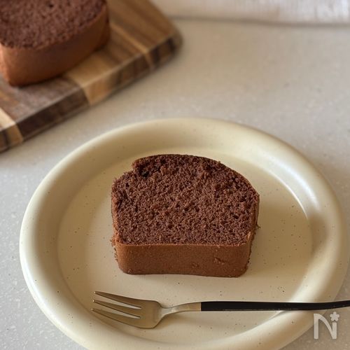 材料4つ！【米粉のココアスポンジケーキ】