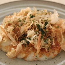 豆腐と長いものお好み焼き