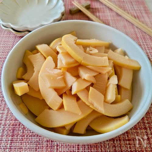 5分で完成【筍の含め煮】朝食やお弁当のおかずにも色々使える!