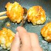 揚げず簡単おつまみ！【えびはんぺんの鹿の子揚げ風】の工程7