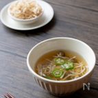 切り干し大根とおくらの味噌汁