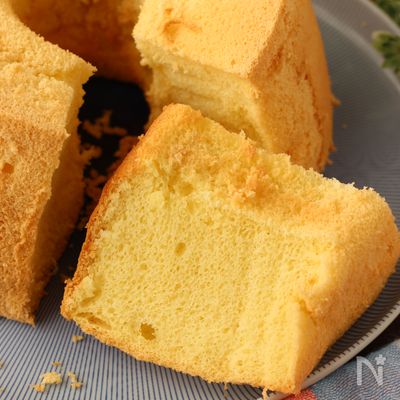 【米粉のシフォンケーキ】米粉のイメージ覆る!ふわもち食感