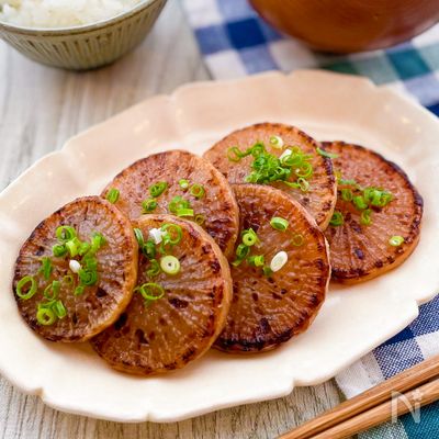 【材料１つで完成♫大根ステーキ】レンチンでぐっと時短に作る！