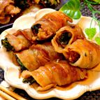 【みんな大好き!!】肉巻きえのき春菊