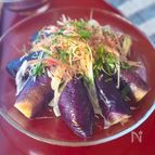 レンジで簡単！なすのタタキ風