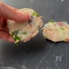 【ライスペーパーのパリパリ鯖焼き】節約/かさましの工程3