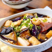 ほっこりが嬉しい♡ヘルシー【茄子と豆腐のとろみ煮】