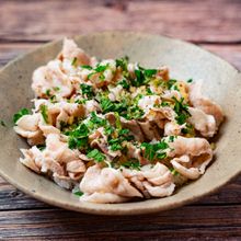 豚バラのエスニック風のせご飯