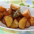 甘辛味の新じゃがの素揚げ