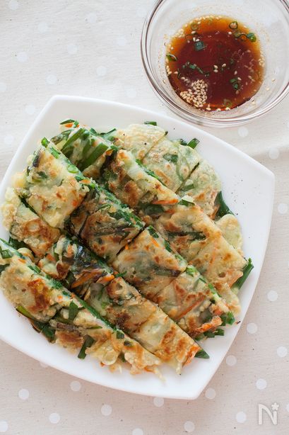 『ニラたっぷり！野菜チヂミ』＃簡単＃野菜たっぷり＃子供も喜ぶ