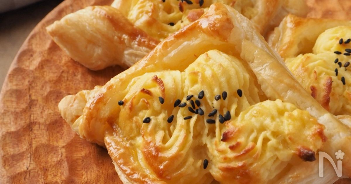 冷凍パイシートで簡単♫スイートポテトパイ