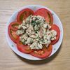 料理嫌いな筋トレ好きの作ってみた!投稿(【ささみときゅうりの香味サラダ】レンジで簡単♩)