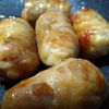 730815の作ってみた!投稿(【巻いて焼くだけ】チーズちくわ肉巻きの照り焼き)