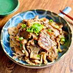 10分で簡単！茶色がうまい【コクだれ豚きのこ炒め】