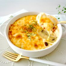 ホワイトソース不用！【簡単・ヘルシー】長芋と豆腐のグラタン