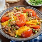 【何度も作りたい】豚肉のトマたまオイスター#ご飯が進むおかず