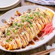 【おもち入りとん平焼き】余ったお餅で簡単絶品おかず☆