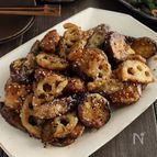すき焼のたれ活用★デリ風！鶏肉と根菜の甘酢仕立て